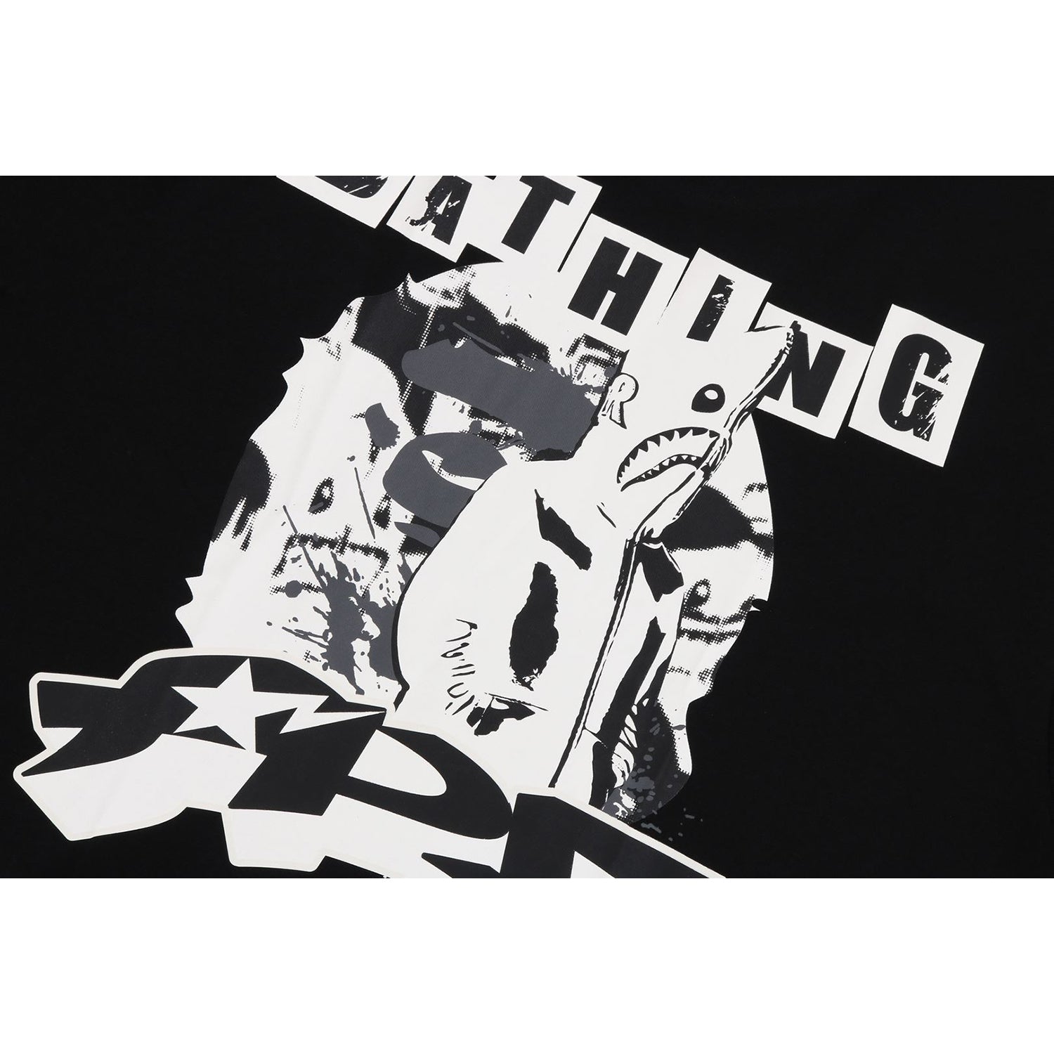 GRAFFITI BAPE LOGO RELAXED FIT TEE #1 MENS – Image 4
