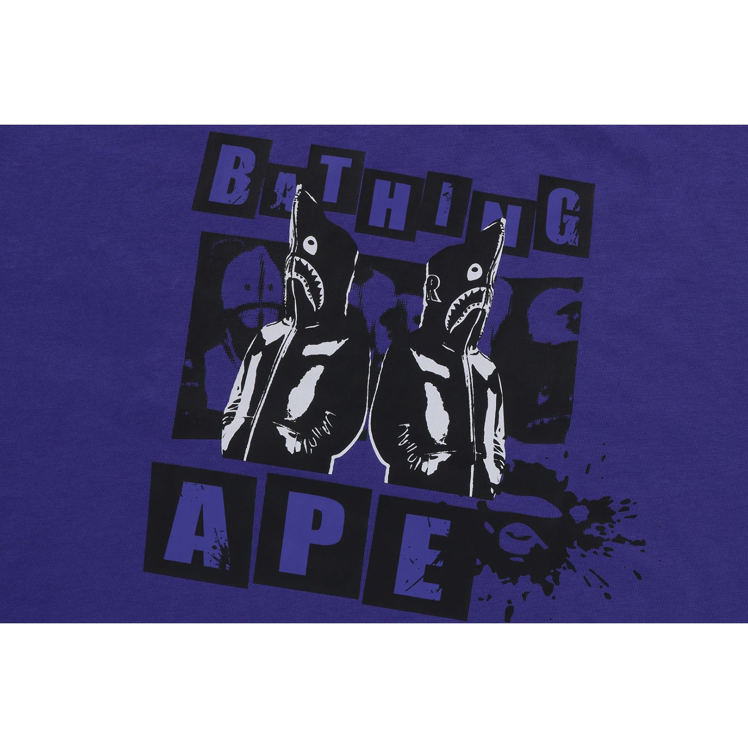 GRAFFITI BAPE LOGO RELAXED FIT TEE #2 MENS – Image 2