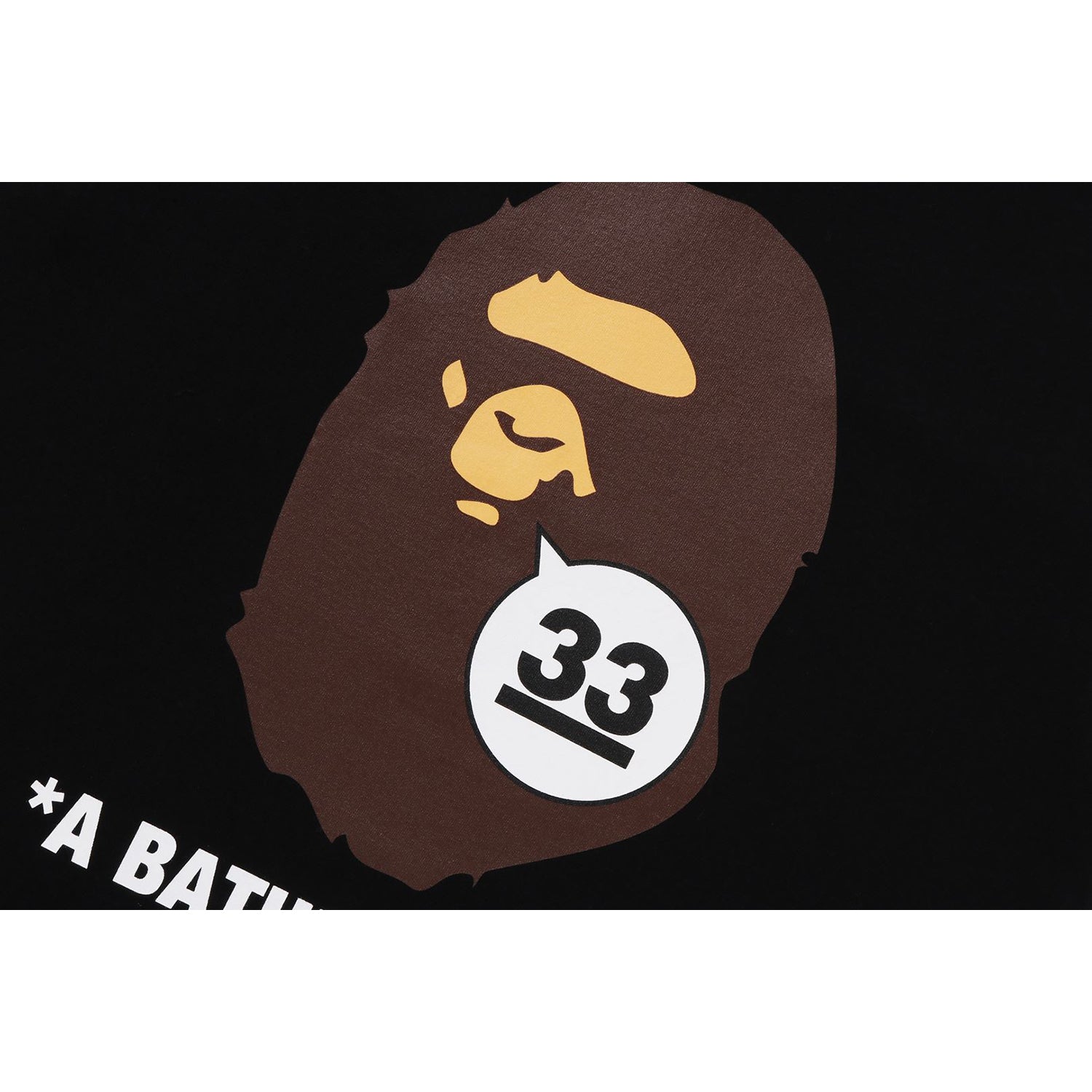 A BATHING APE 33RD ANNIV. APE HEAD TEE MENS – Image 3