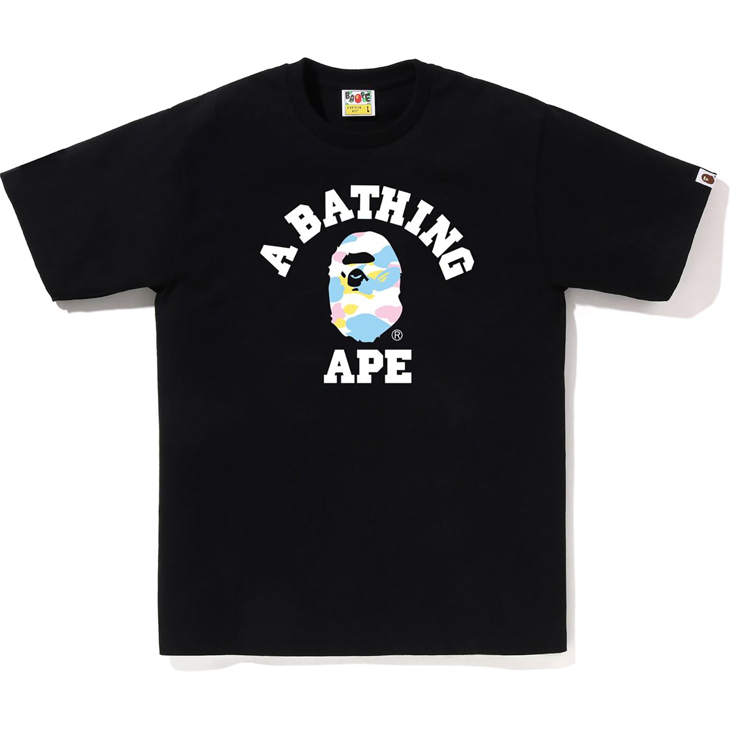 NEW MULTI CAMO COLLEGE TEE MENS – Image 1