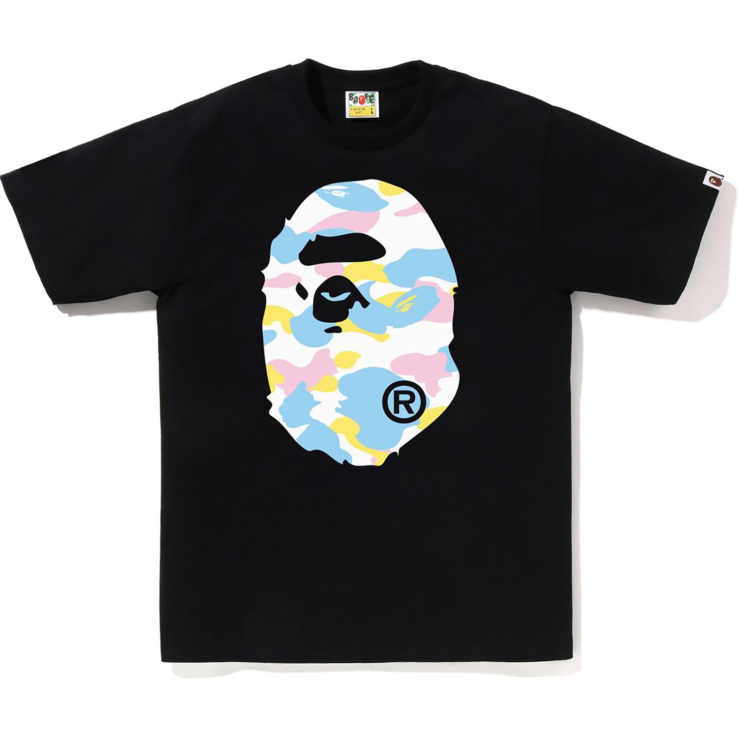 NEW MULTI CAMO BIG APE HEAD TEE MENS – Image 1