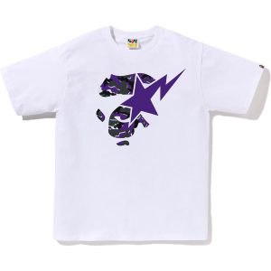 GLITCH WOODLAND CAMO APE FACE STA TEE MENS