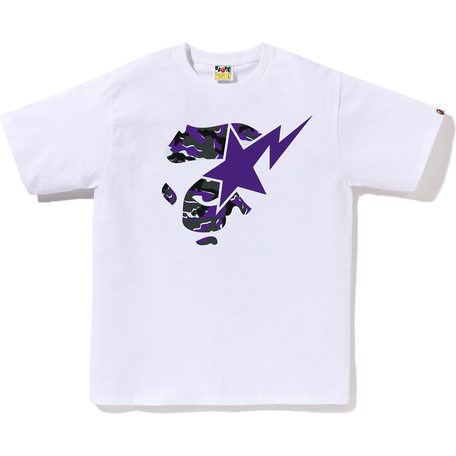 GLITCH WOODLAND CAMO APE FACE STA TEE MENS – Image 1