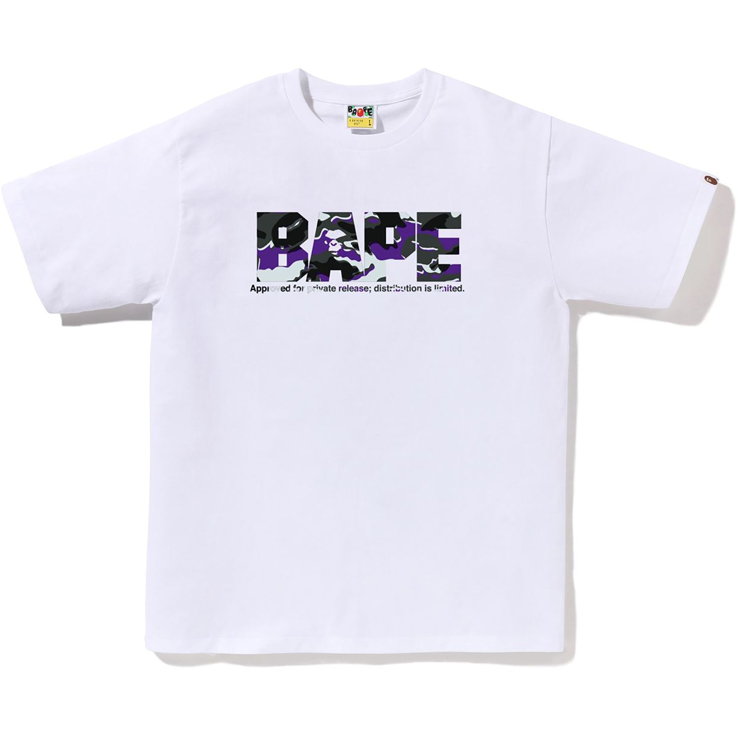 GLITCH WOODLAND CAMO ARMY BAPE TEE MENS – Image 1