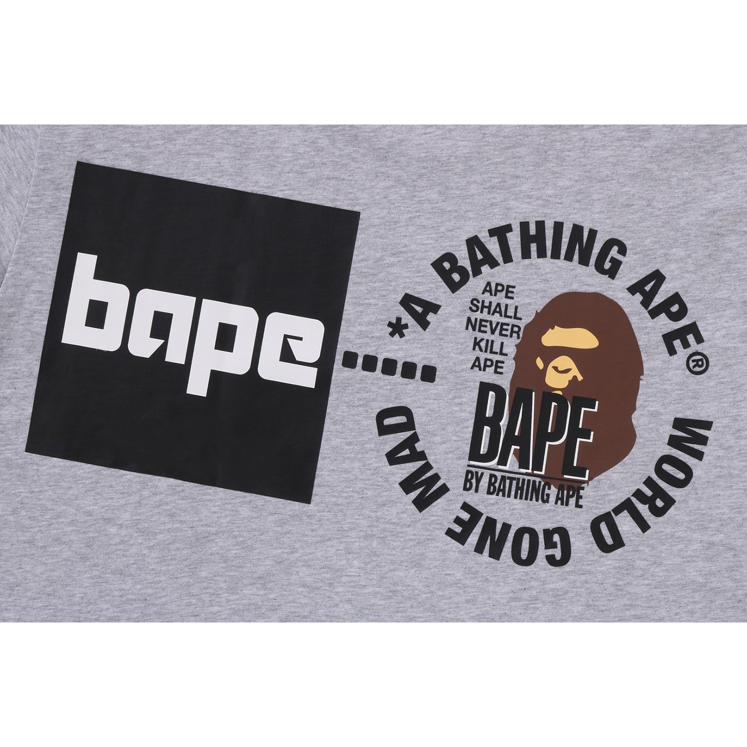 A BATHING APE LOGO TEE MENS – Image 4