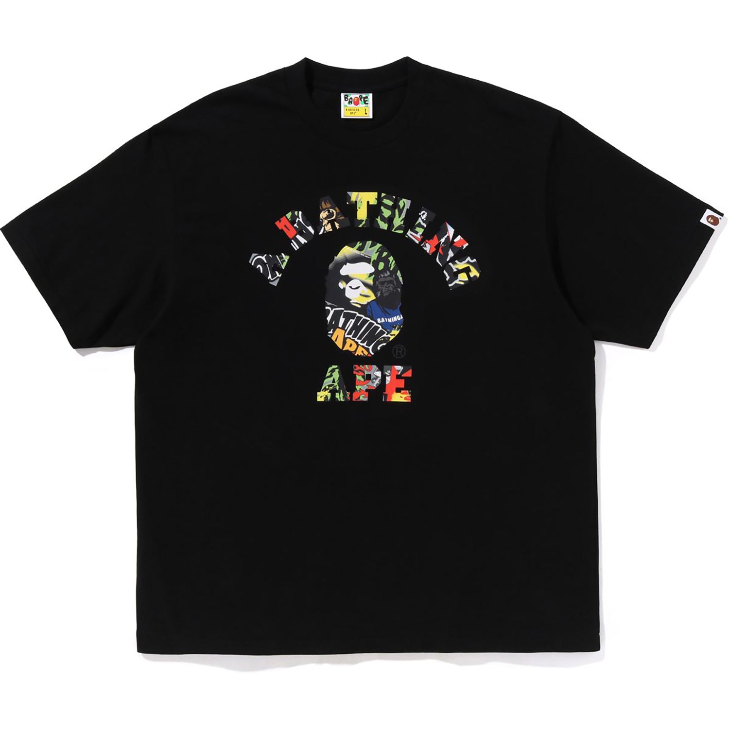 MULTI LOGO COLLEGE RELAXED FIT TEE MENS – Image 1