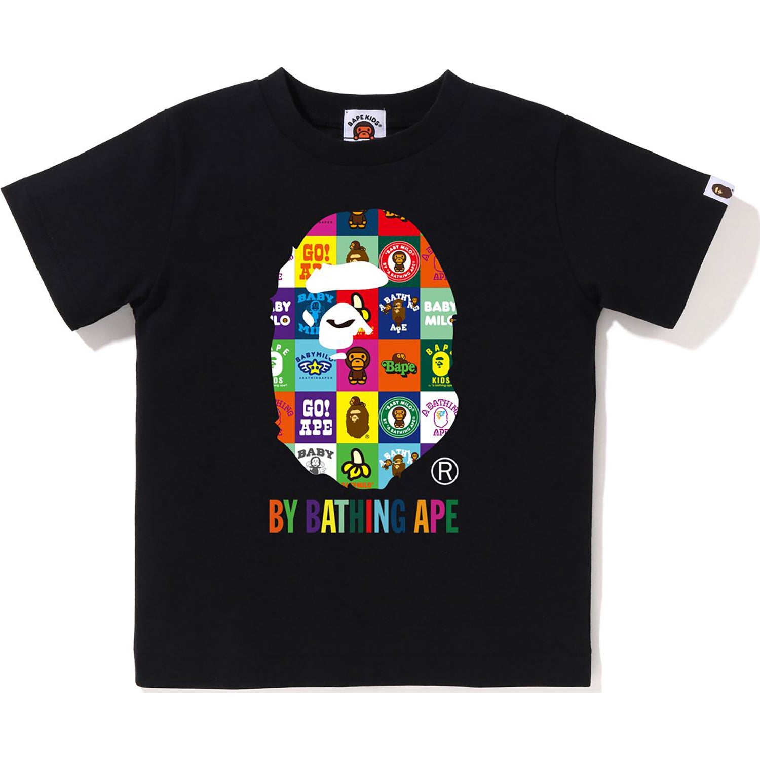 BABY MILO PATCHWORK BY BATHING APE TEE KIDS – Image 1