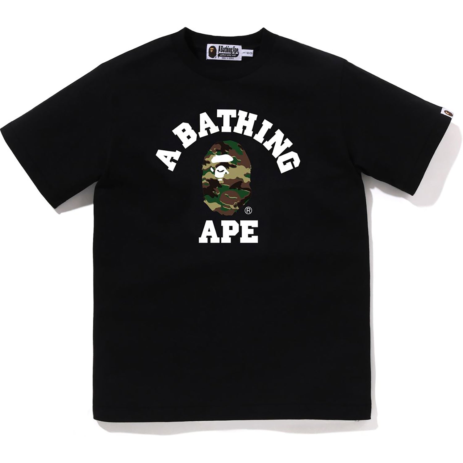 GLITCH WOODLAND CAMO COLLEGE TEE JR KIDS – Image 1