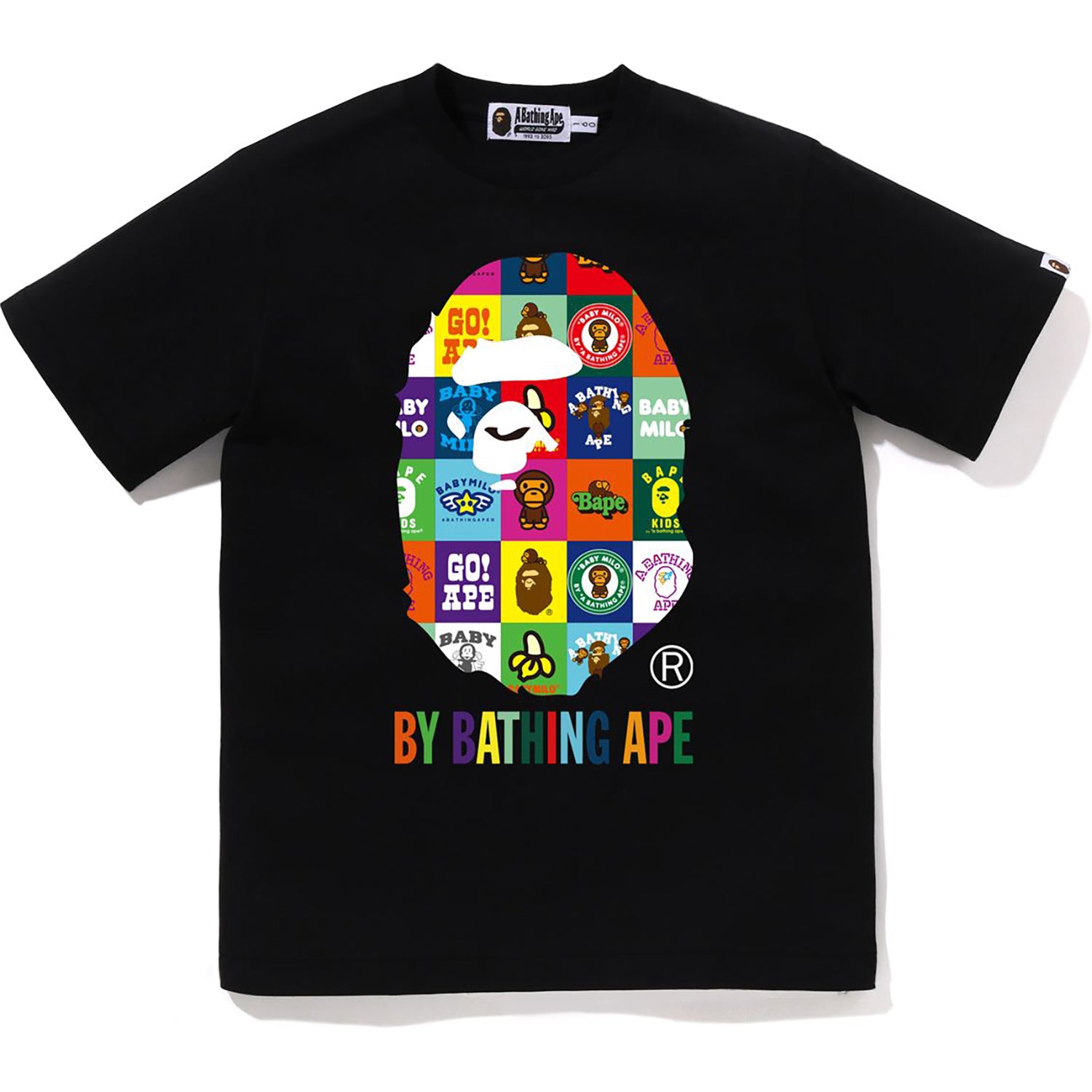 BABY MILO PATCHWORK BY BATHING APE TEE JR KIDS – Image 1