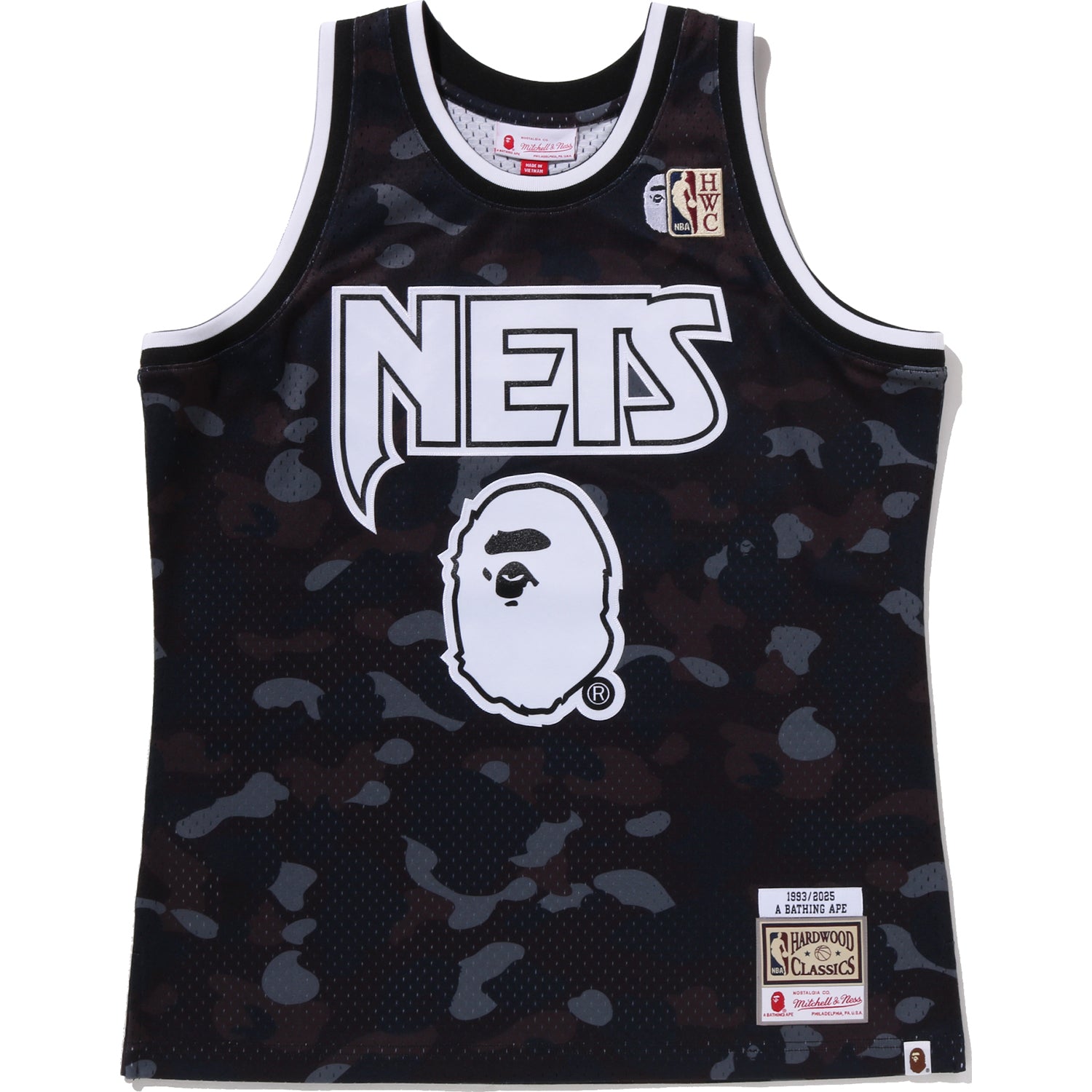 BAPE X M&N NBA - NEW JERSEY NETS SWINGMAN JERSEY MENS – Image 1