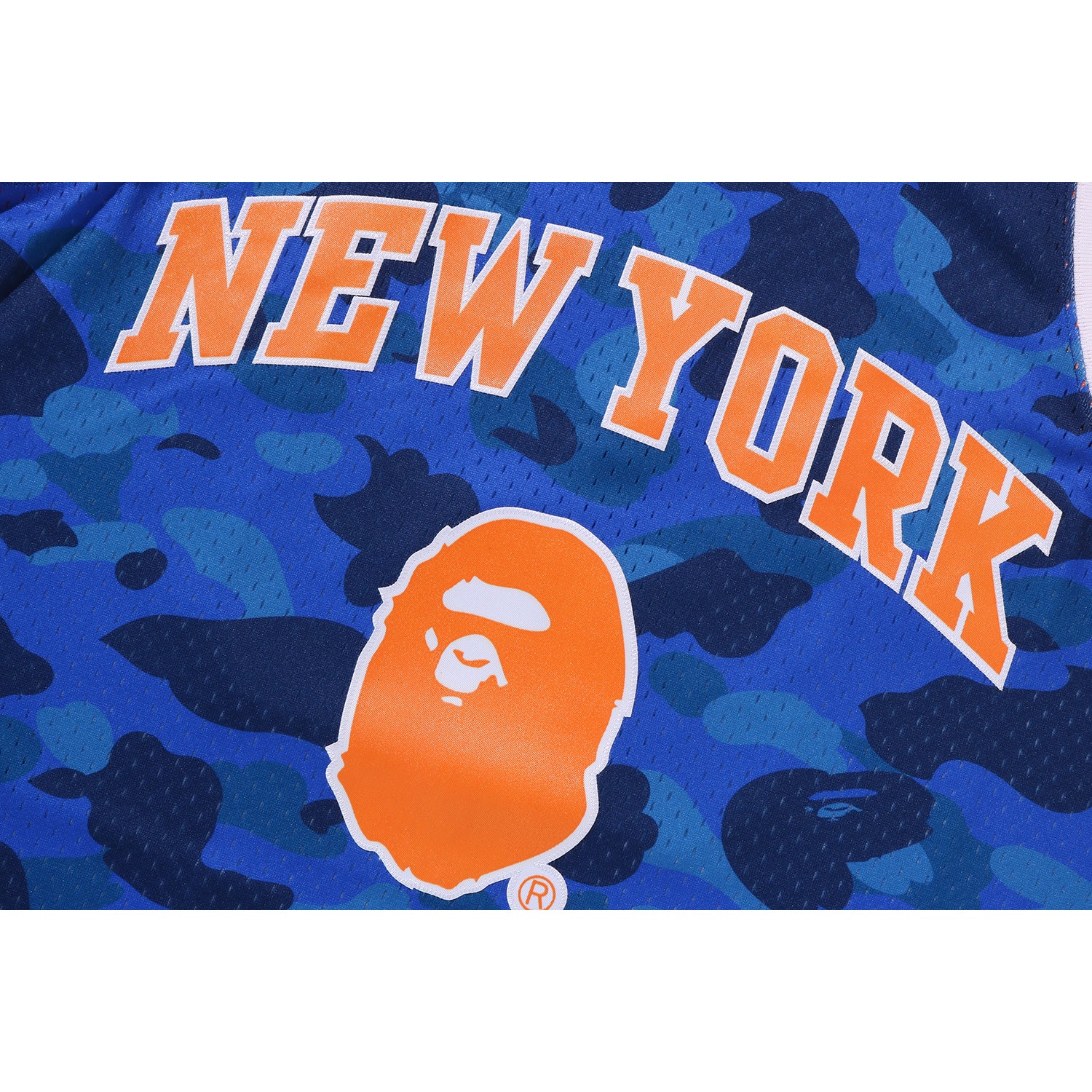 BAPE X M&N NBA - NEW YORK KNICKS SWINGMAN JERSEY MENS – Image 3
