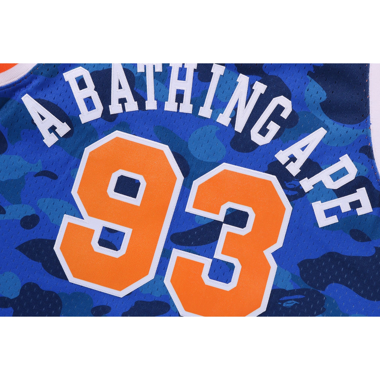 BAPE X M&N NBA - NEW YORK KNICKS SWINGMAN JERSEY MENS – Image 4