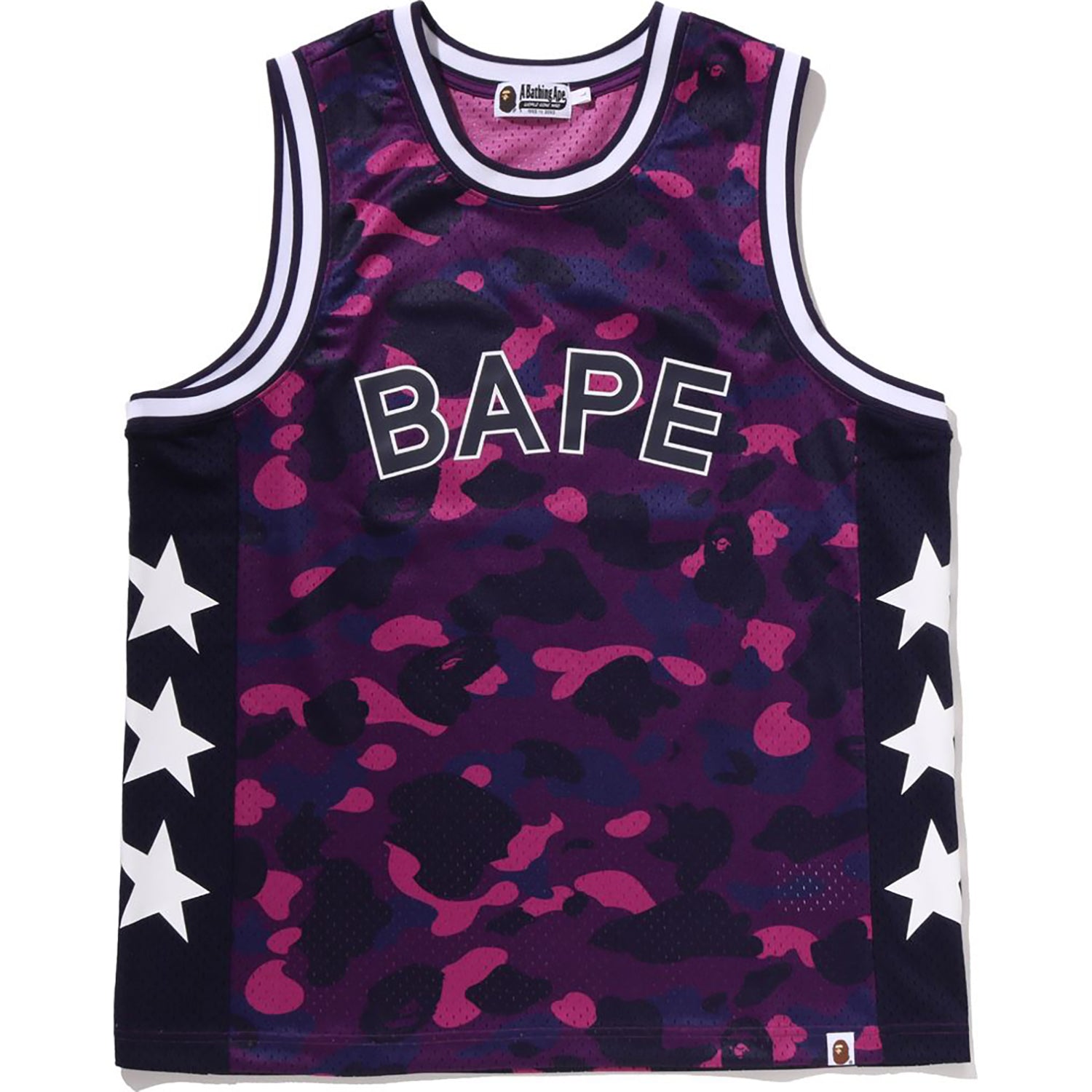 COLOR CAMO MESH MULTI LOGO RELAXED FIT TANK TOP MENS – Image 1