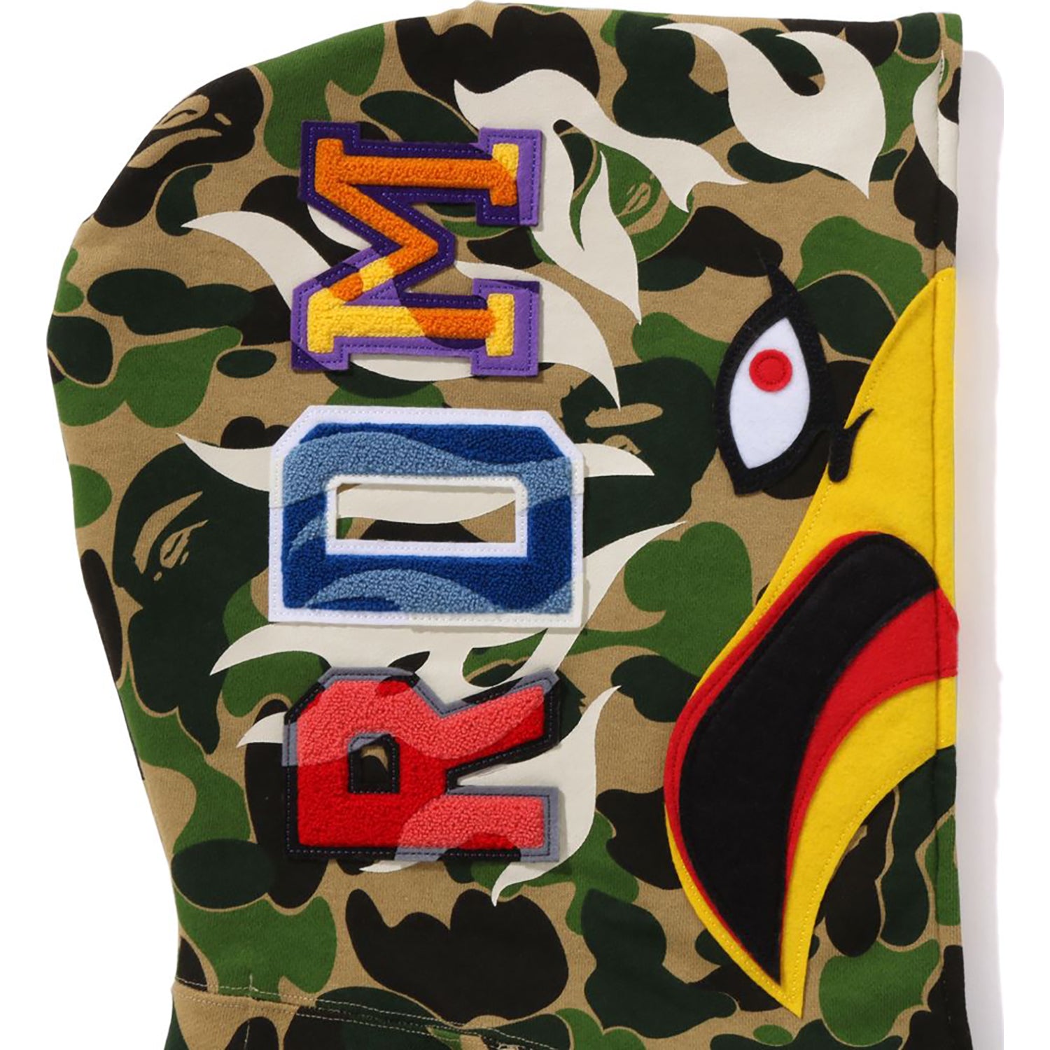 BAPE X READYMADE ABC CAMO EAGLE RELAXED FIT FULL ZIP HOODIE MENS – Image 5