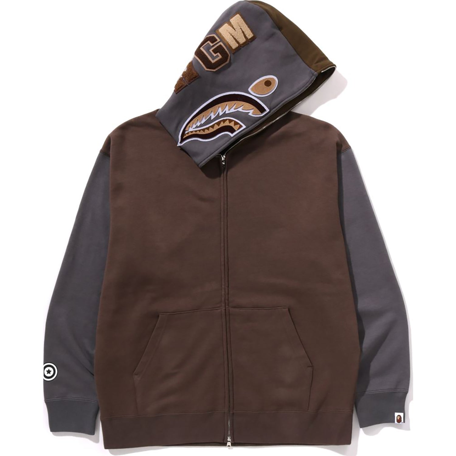 SHARK FULL ZIP HOODIE #2 MENS – Image 2