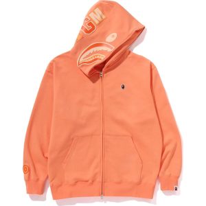 ONE POINT APE HEAD SHARK RELAXED FIT FULL ZIP HOODIE MENS