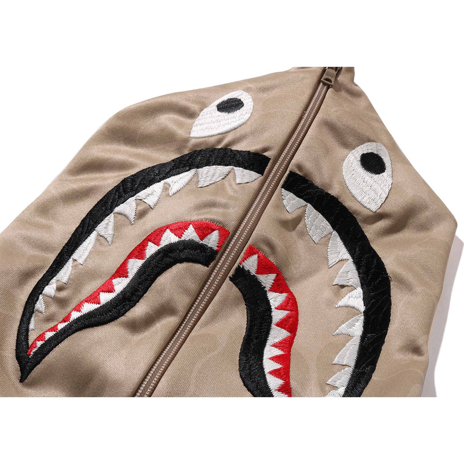 BAPE MENS SOLID CAMO RELAXED FIT SHARK FULL ZIP HOODIE JACKET – Image 4