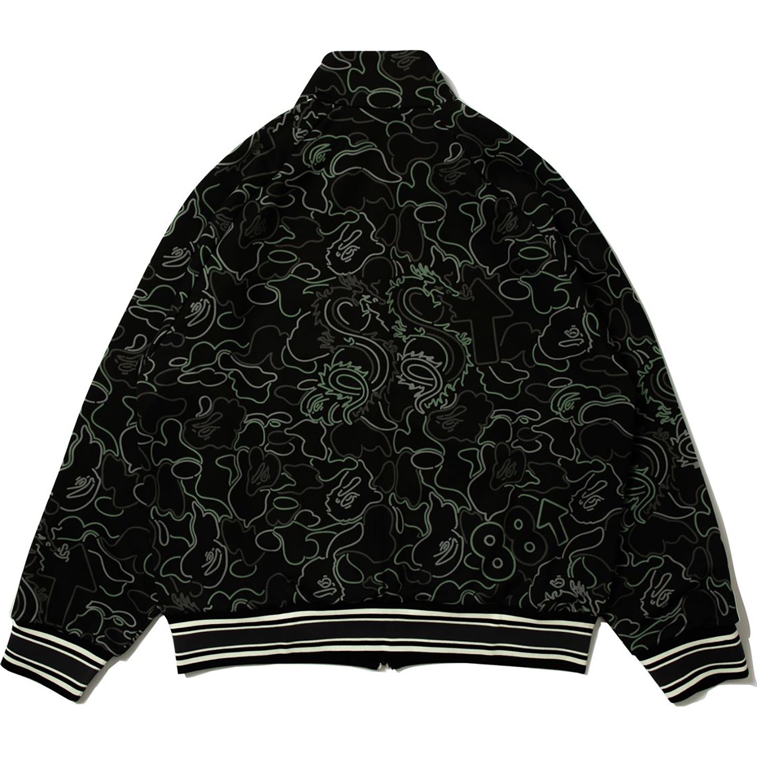 BAPE X 88RISING GLOW IN THE DARK CAMO TRACK JACKET MENS – Image 2