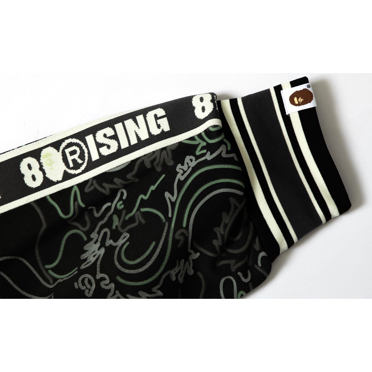 BAPE X 88RISING GLOW IN THE DARK CAMO TRACK JACKET MENS – Image 4
