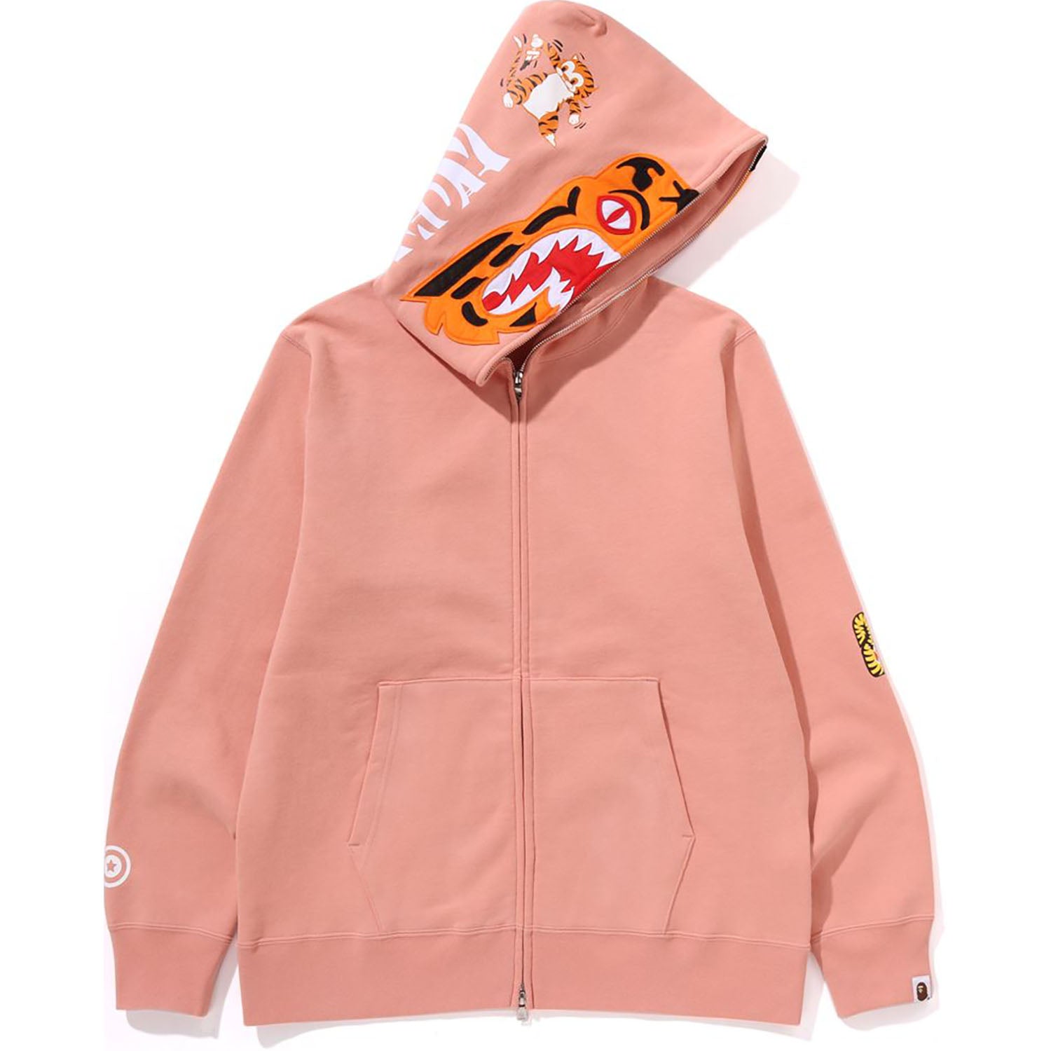TIGER FULL ZIP HOODIE MENS – Image 2