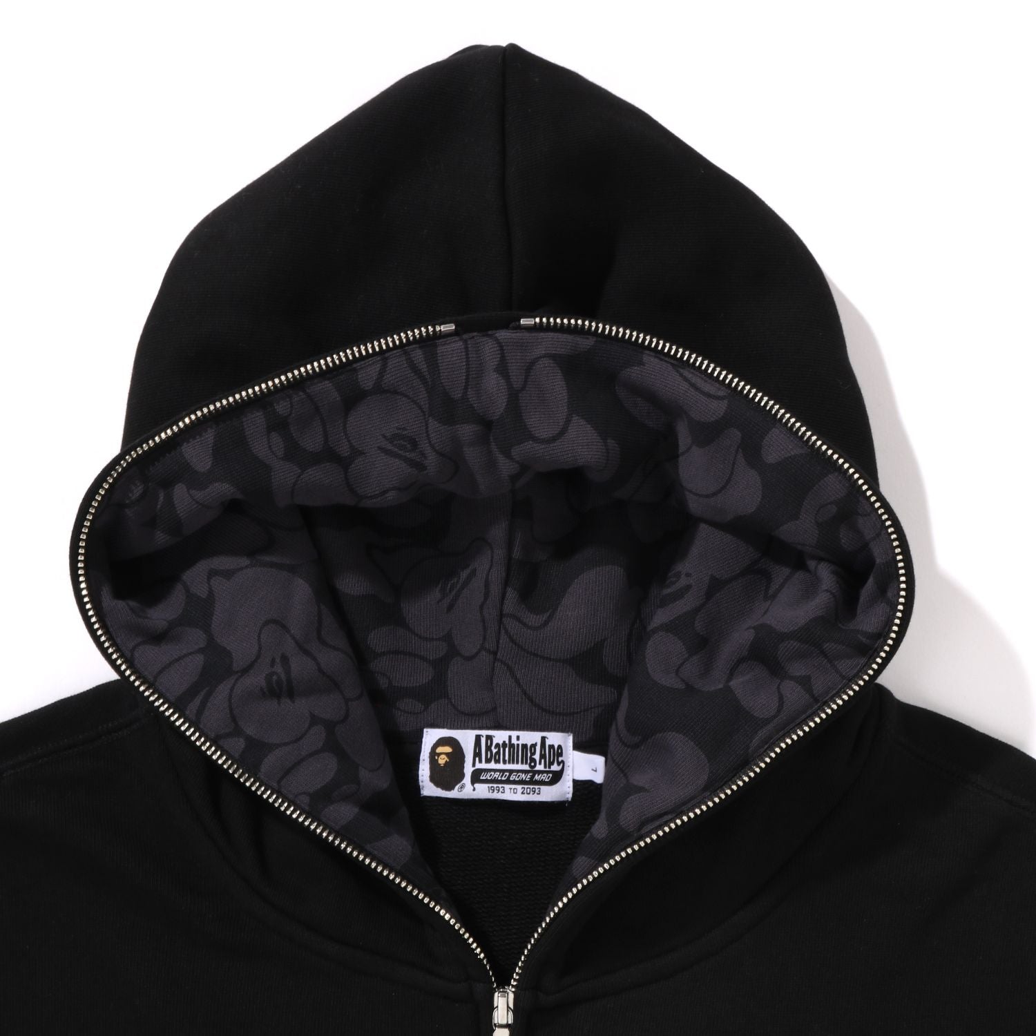 ONE POINT RELAXED FIT ZIP HOODIE MENS – Image 3