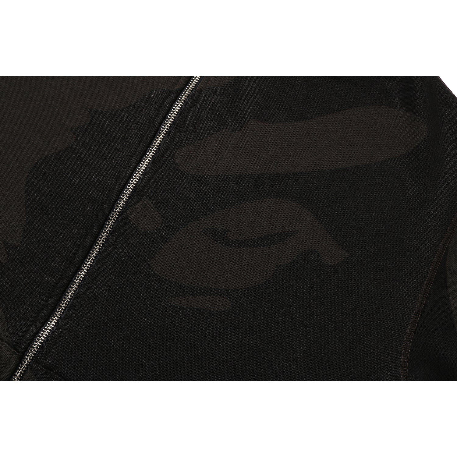 BAPE US BLACK FRIDAY SOLID CAMO DOUBLE SHARK FULL ZIP HOODIE MENS – Image 9