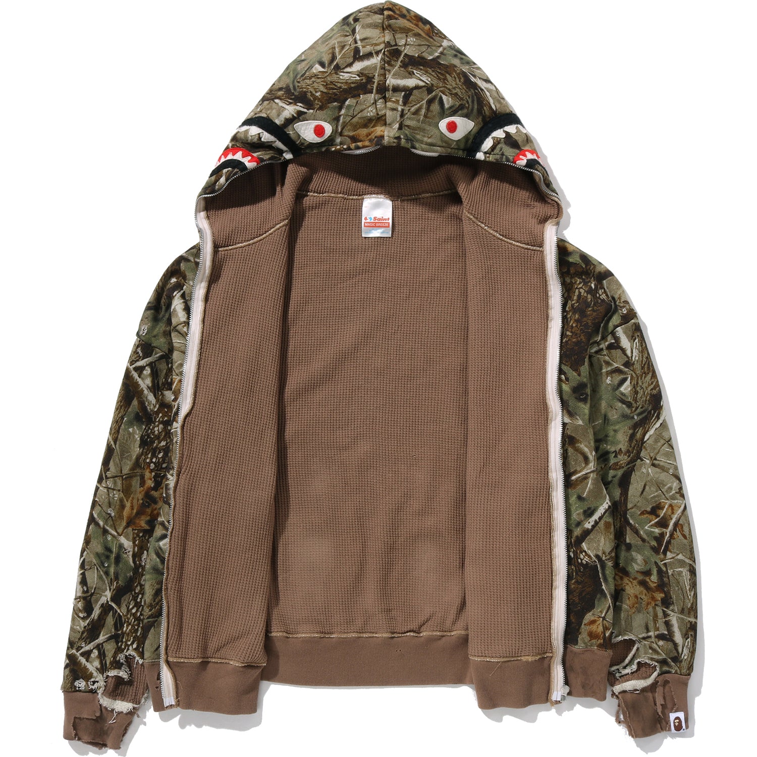 BAPE X SAINT MXXXXXX SHARK FULL ZIP HOOD MENS – Image 3