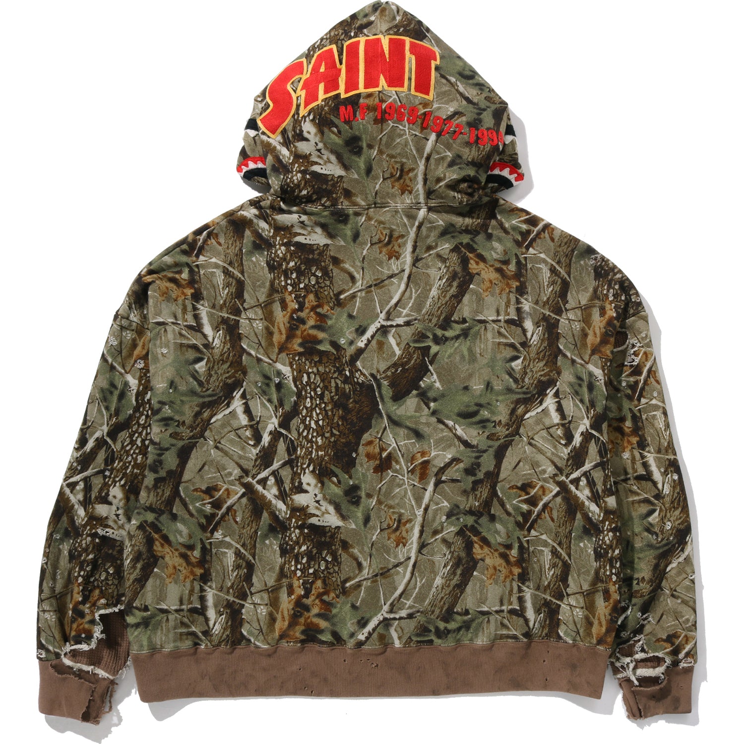 BAPE X SAINT MXXXXXX SHARK FULL ZIP HOOD MENS – Image 4
