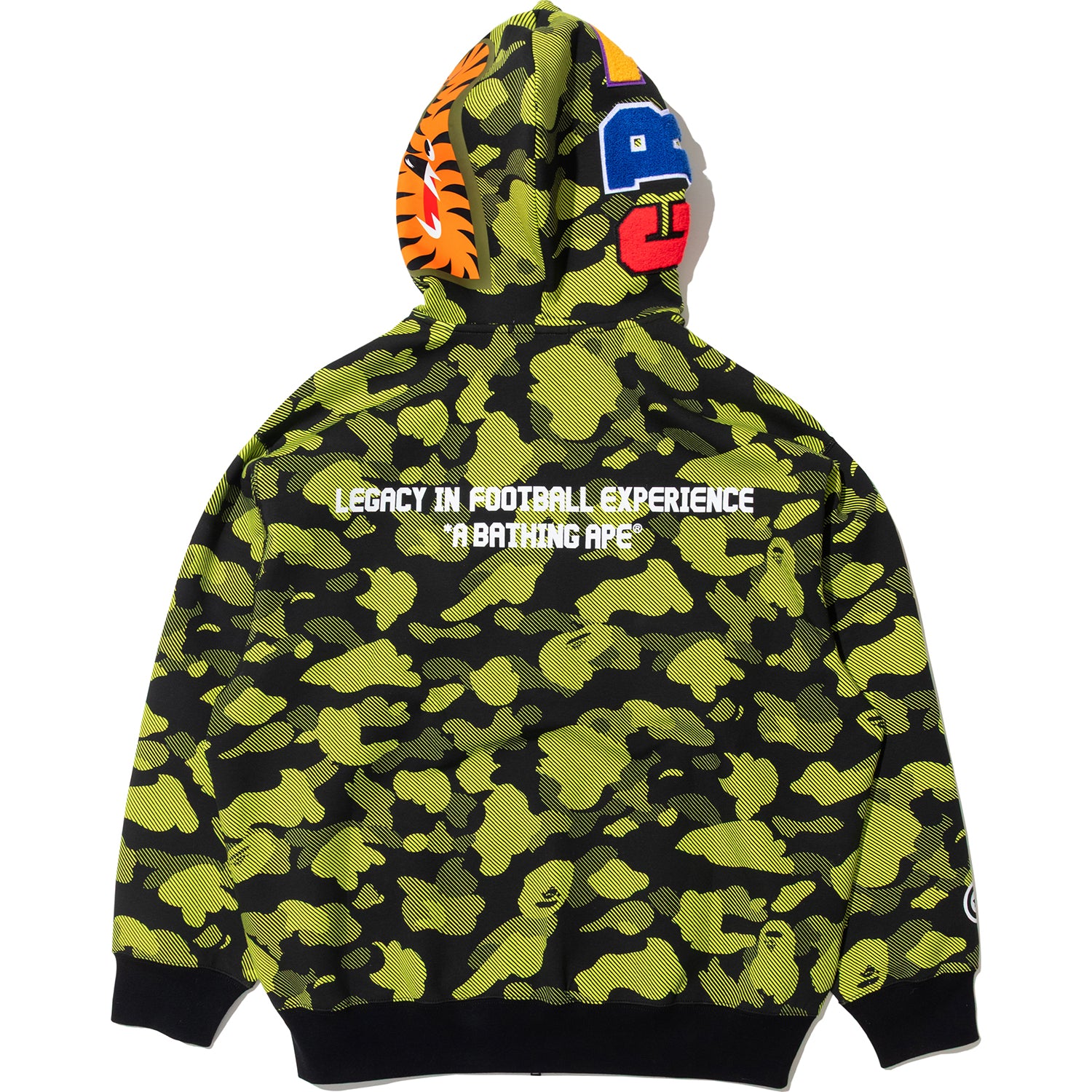 BAPE X CR7 LIFE LOGO RELAXED FIT SHARK FULL ZIP HOODIE M #1 MENS – Image 4