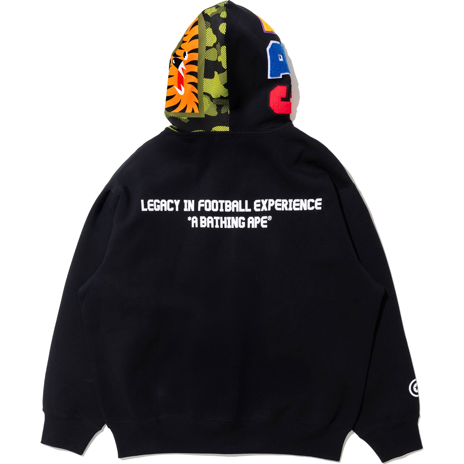 BAPE X CR7 LIFE LOGO RELAXED FIT SHARK FULL ZIP HOODIE #2 MENS – Image 4