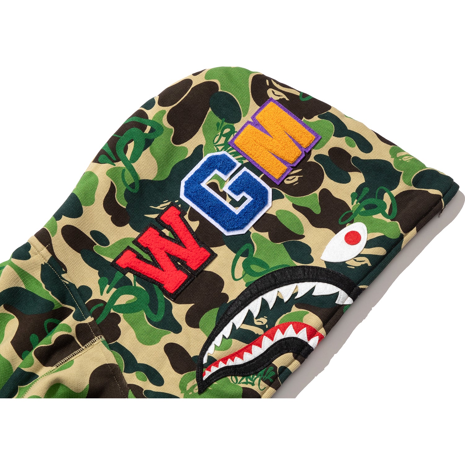 BAPE X SPOTIFY BY CENTRAL CEE CAMO SHARK FULL ZIP HOODIE MENS – Image 6