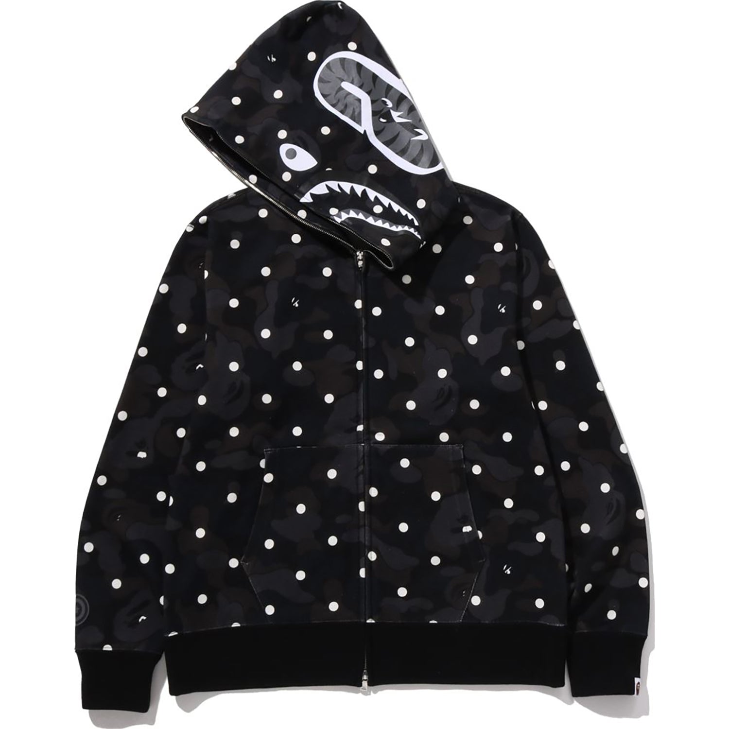 ABC DOT SHARK FULL ZIP HOODIE MENS – Image 2