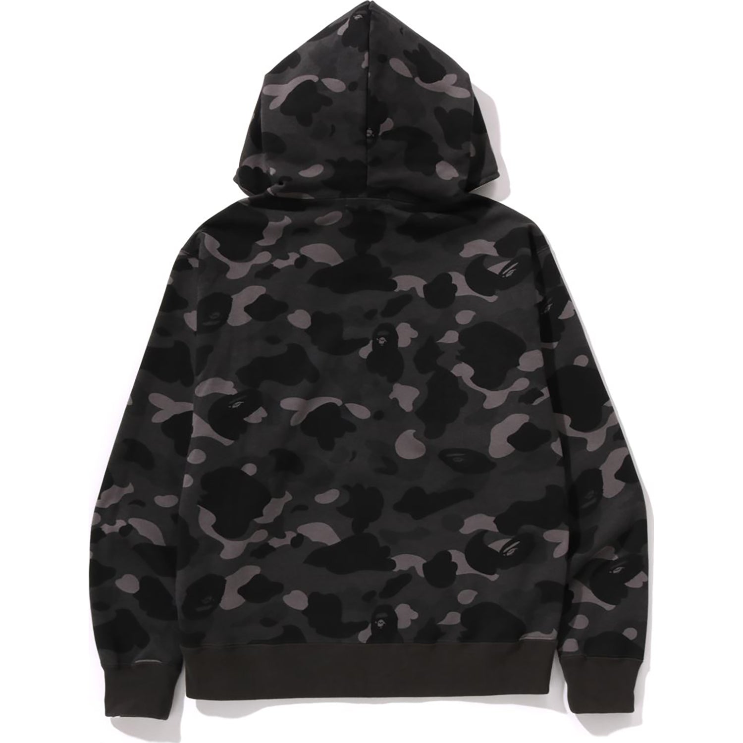 ONE POINT COLOR CAMO CROPPED FULL ZIP HOODIE MENS – Image 2