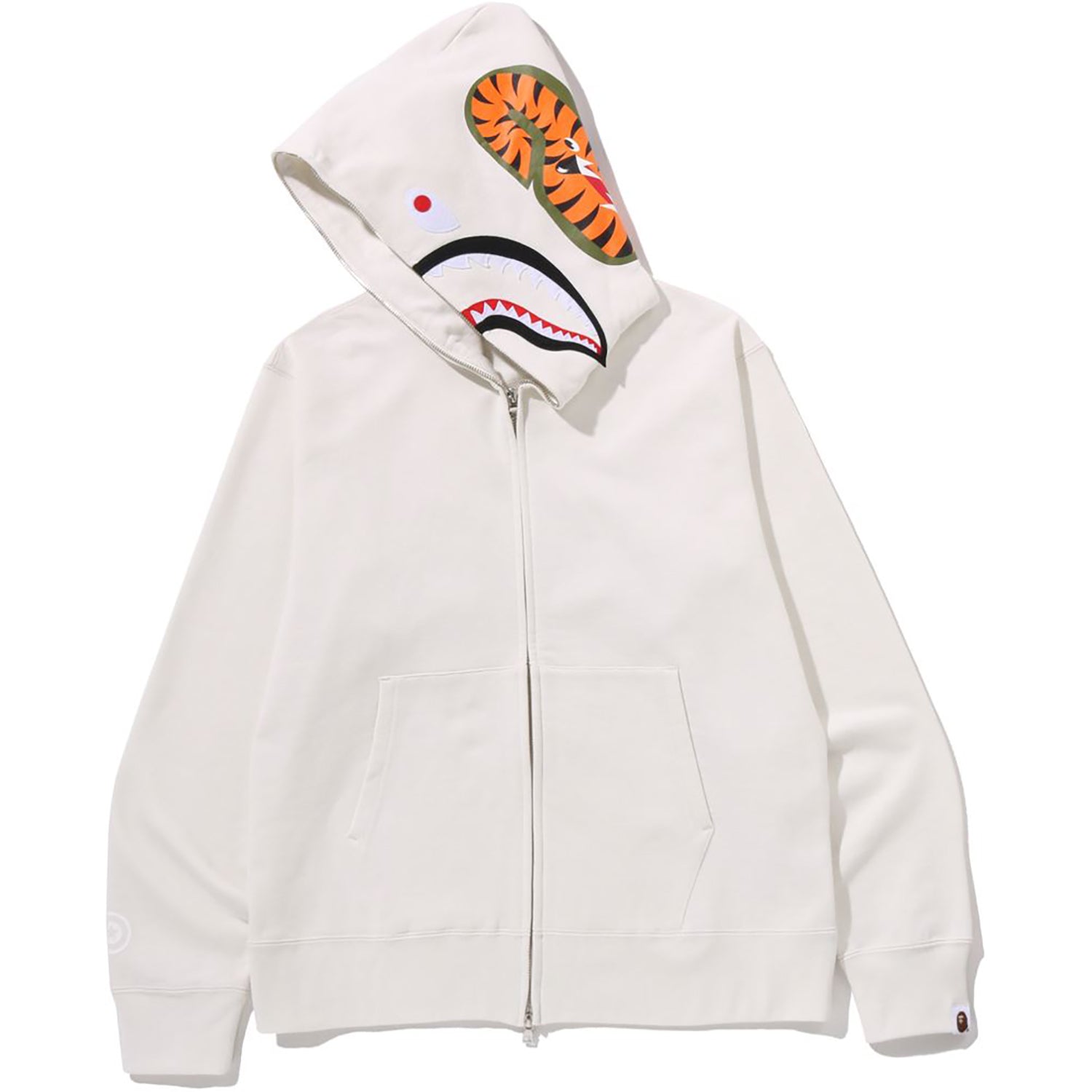 SHARK FULL ZIP HOODIE MENS – Image 3