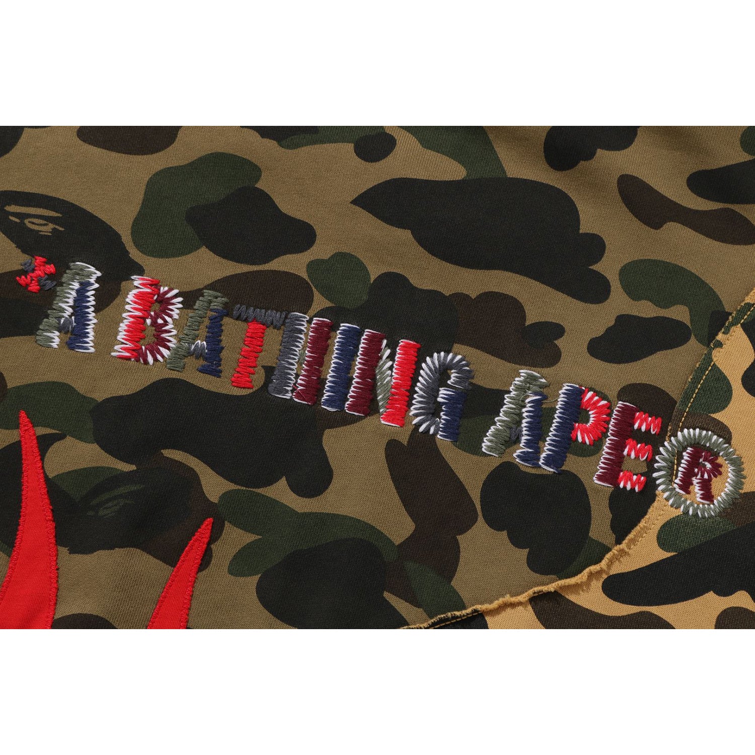 1ST CAMO UPCYCLED RELAXED FIT FULL ZIP HOODIE MENS – Image 3