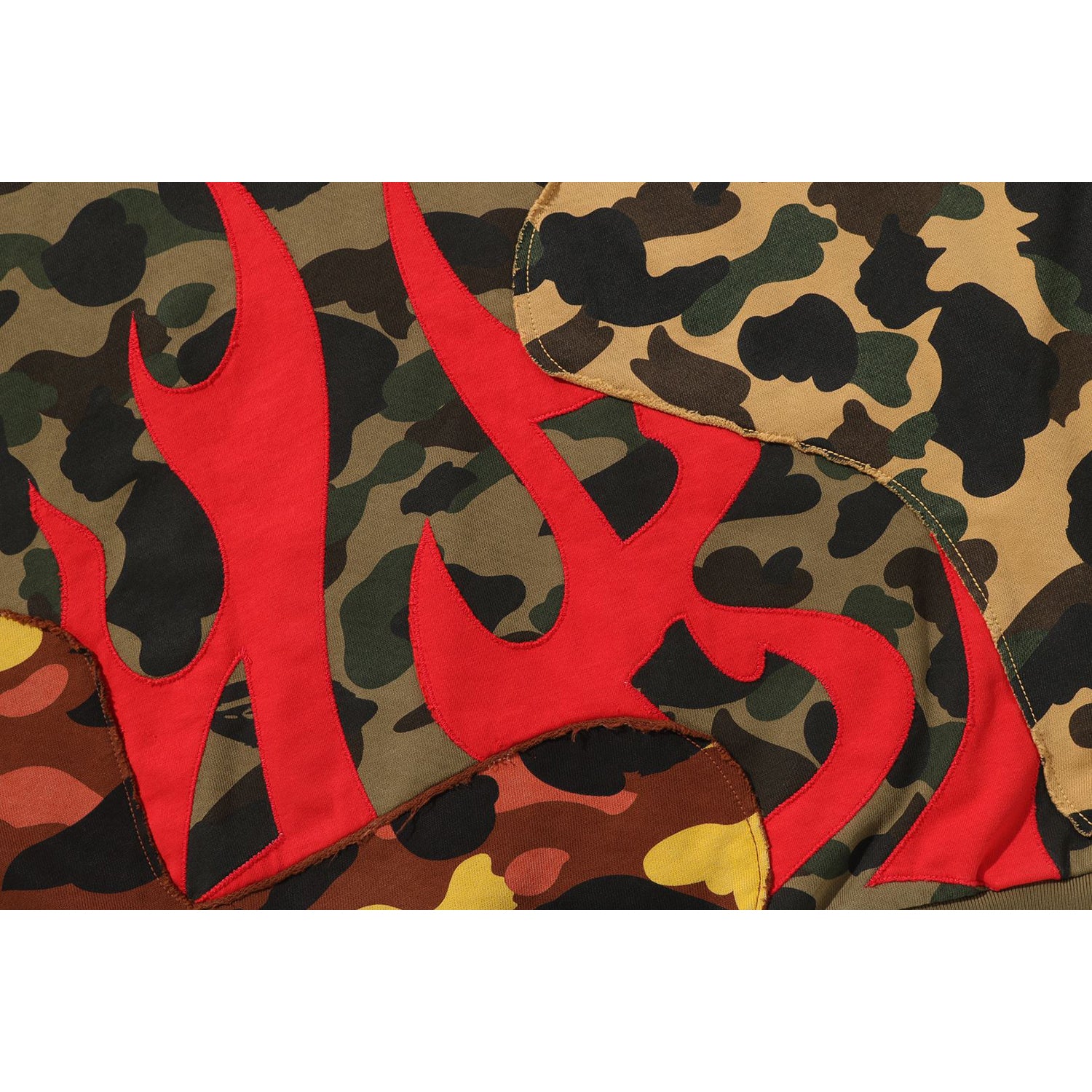 1ST CAMO UPCYCLED RELAXED FIT FULL ZIP HOODIE MENS – Image 4
