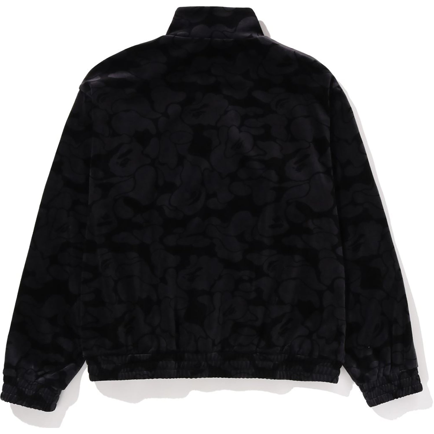 SOLID CAMO VELOUR METAL ONE POINT RELAXED FIT TRACK JACKET MENS – Image 2