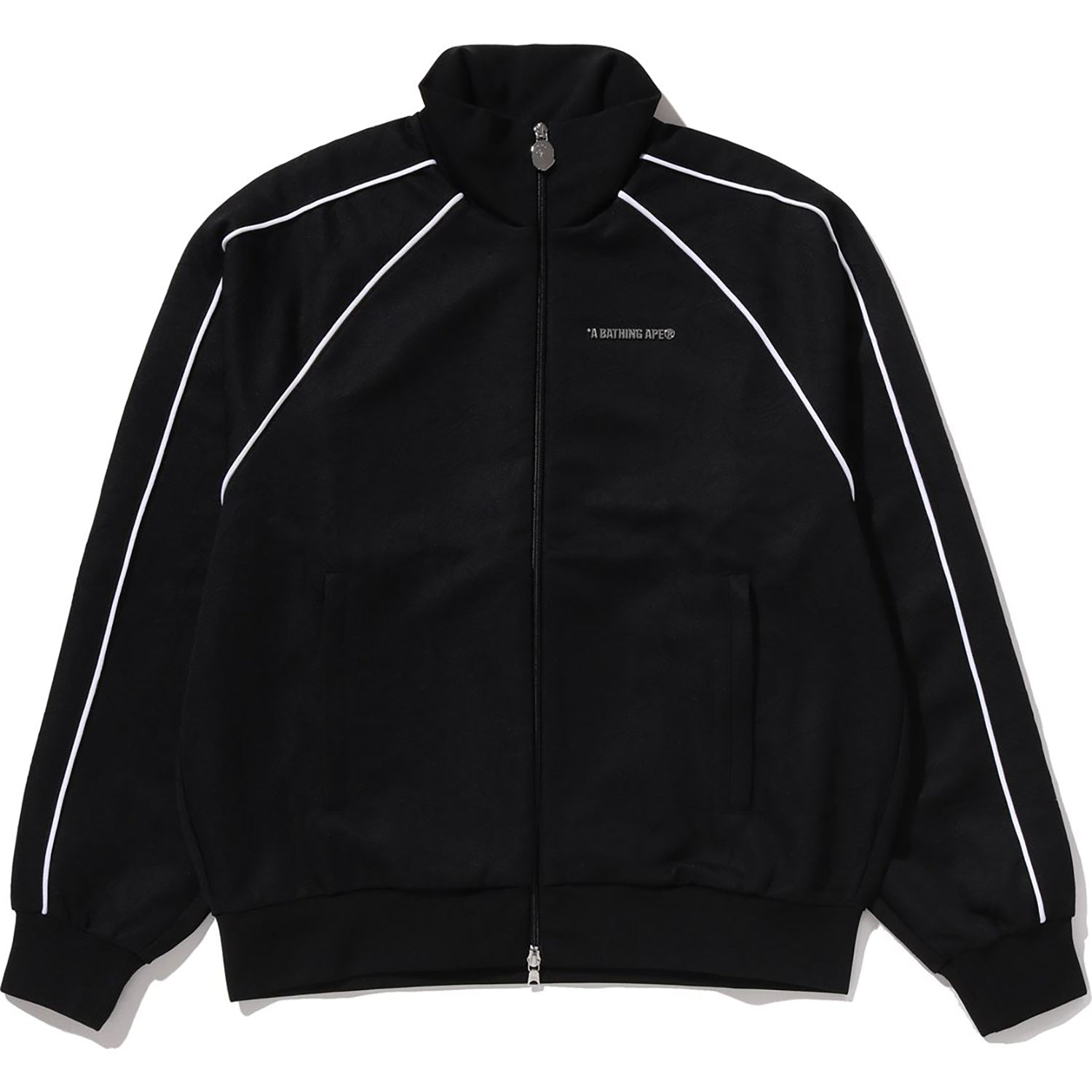 LINE CAMO JACQUARD METAL LOGO RELAXED FIT TRACK JACKET MENS – Image 1