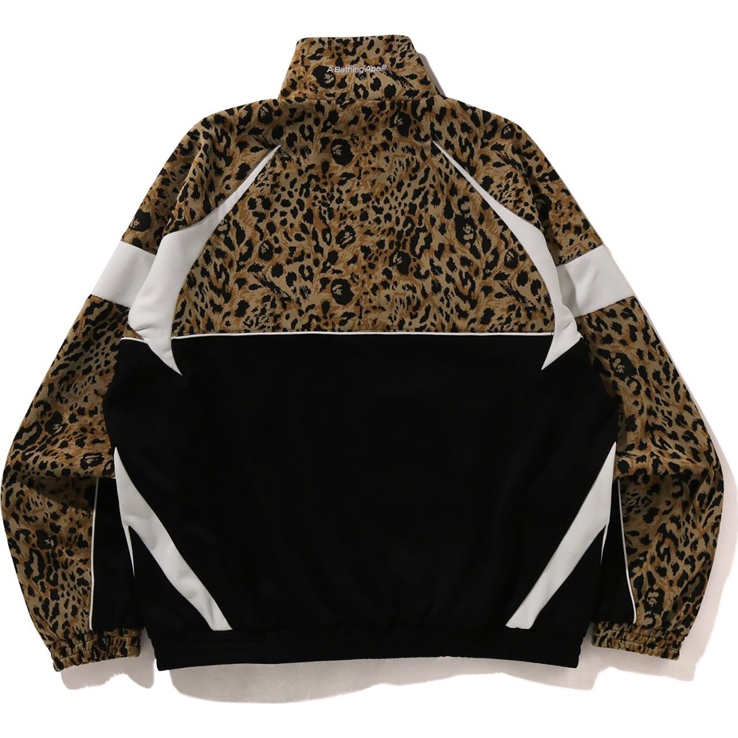 WILD LEOPARD PATTERN RELAXED FIT TRACK JACKET MENS – Image 2