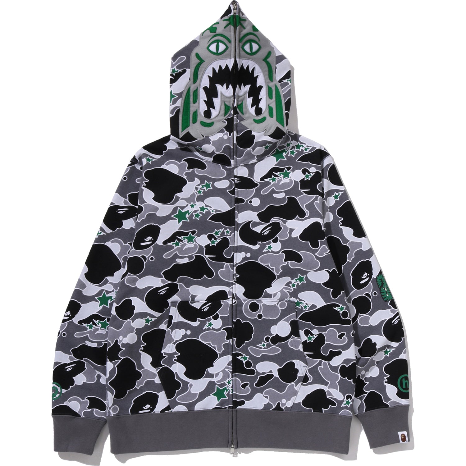 BAPE X HIDDEN STA CAMO TIGER FULL ZIP HOODIE MENS – Image 1