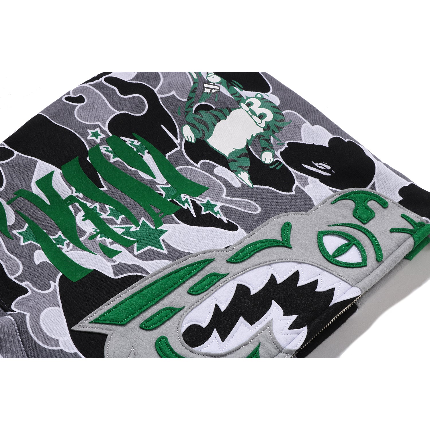 BAPE X HIDDEN STA CAMO TIGER FULL ZIP HOODIE MENS – Image 5
