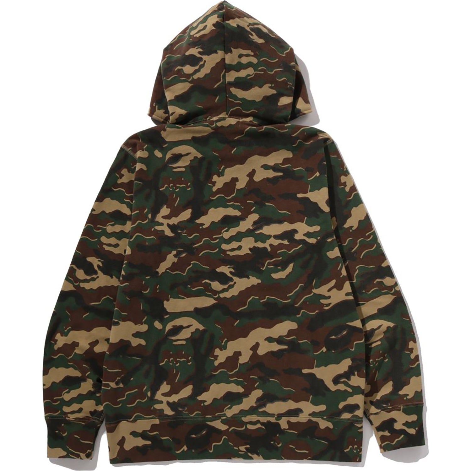 GLITCH WOODLAND CAMO FULL ZIP HOODIE MENS – Image 2