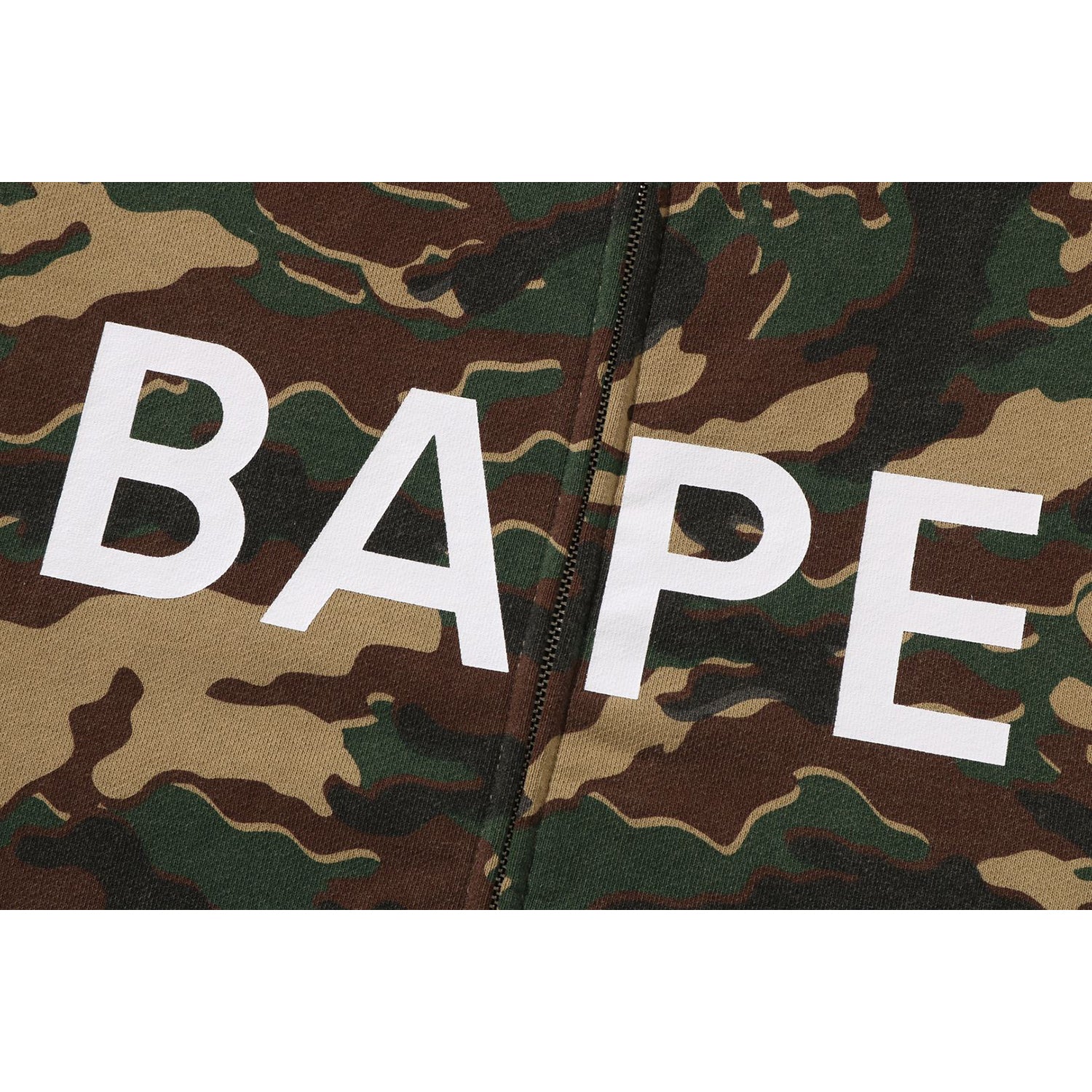 GLITCH WOODLAND CAMO FULL ZIP HOODIE MENS – Image 3