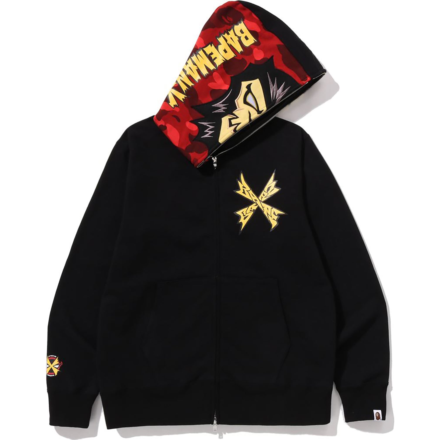 BAPEMAN-X FULL ZIP HOODIE MENS – Image 2