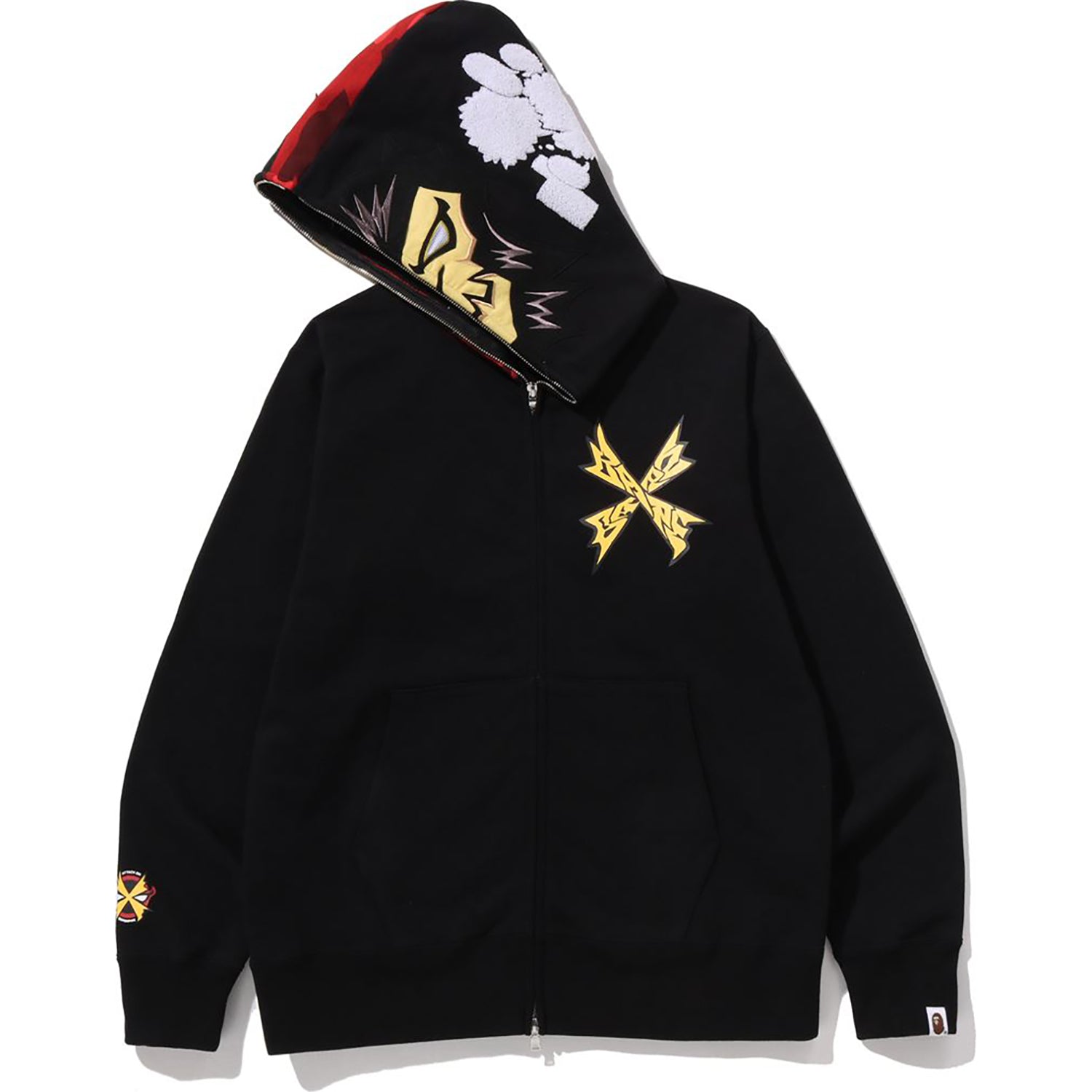 BAPEMAN-X FULL ZIP HOODIE MENS – Image 3