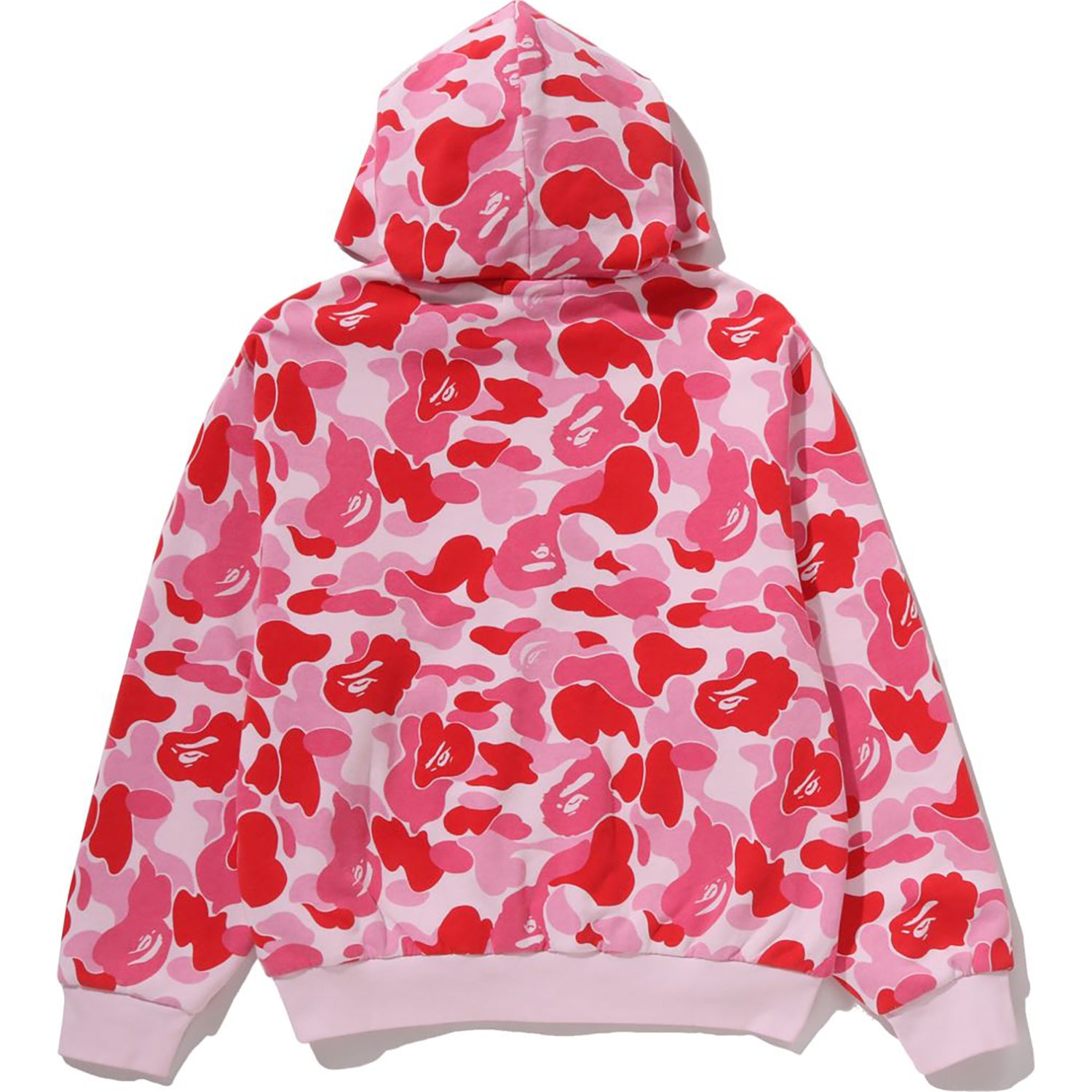 ABC CAMO HEAVY WASH CROPPED FIT ZIP HOODIE MENS – Image 2