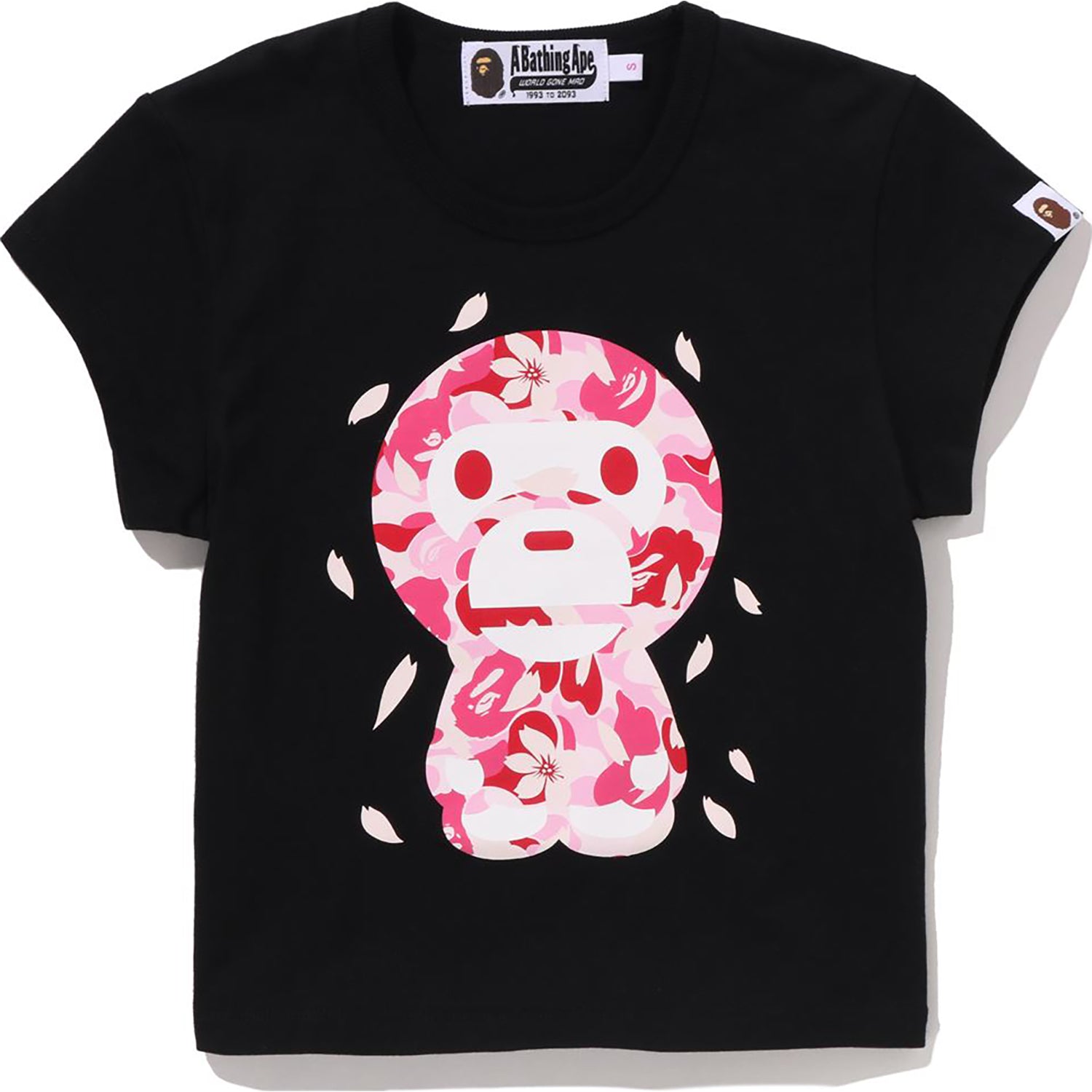 ABC SAKURA CAMO BABY MILO CROPPED TEE LADIES – Image 1