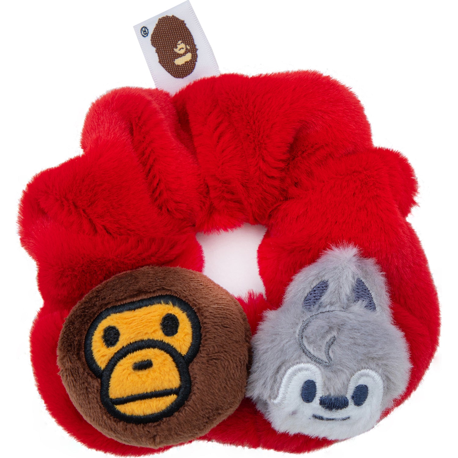 BAPE X STRAY KIDS WOLF CHAN BABY MILO SCRUNCHIE – Image 1