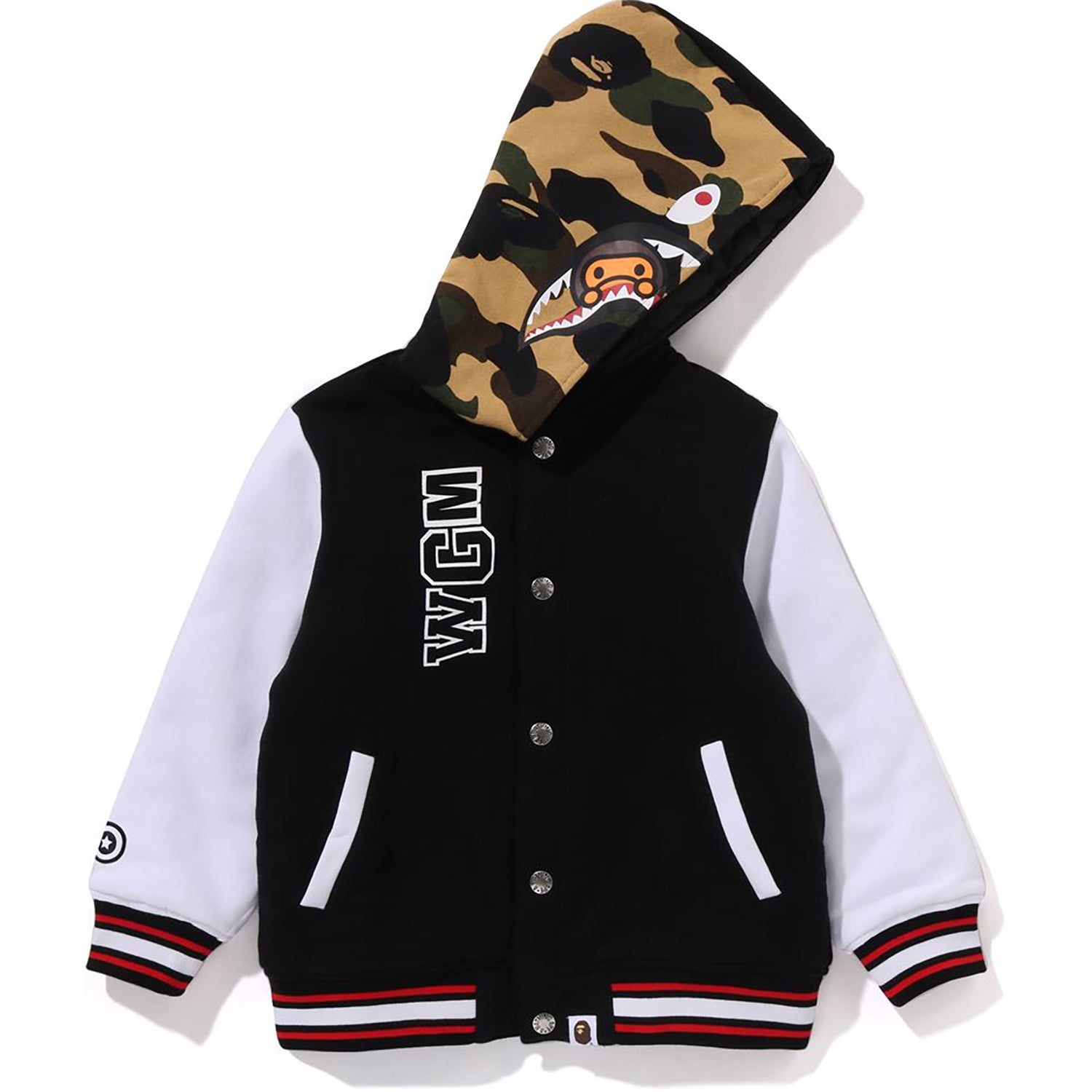 MILO SHARK HOODIE SWEAT VARSITY JACKET KIDS – Image 2