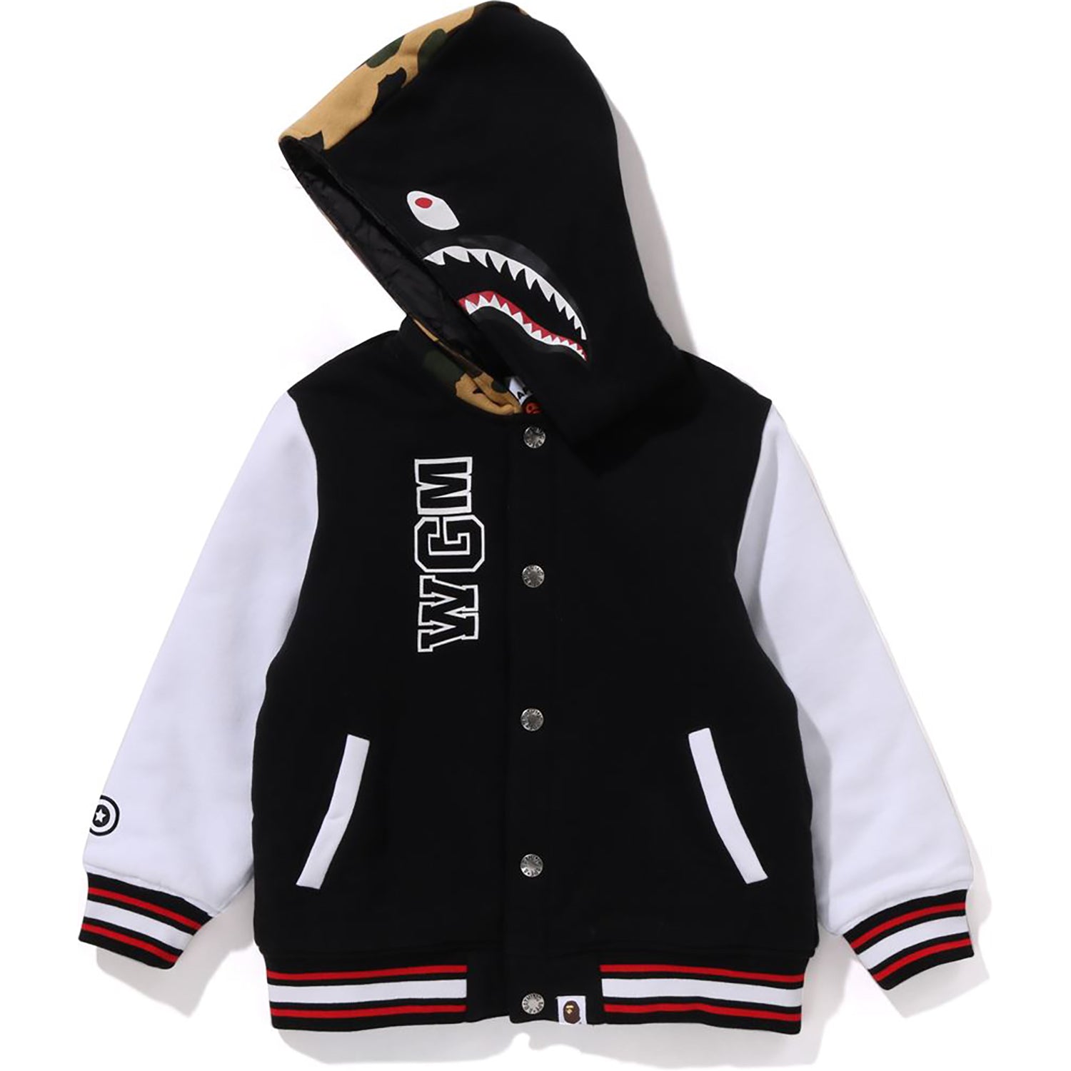 MILO SHARK HOODIE SWEAT VARSITY JACKET KIDS – Image 3